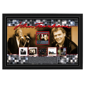 John Farnham Signed & Framed 33 1/3 CD Booklet