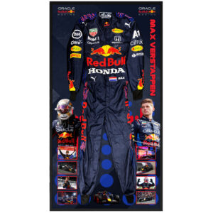 Max Verstappen Red Bull Racing Signed & Framed Full Size Formula One Race Suit