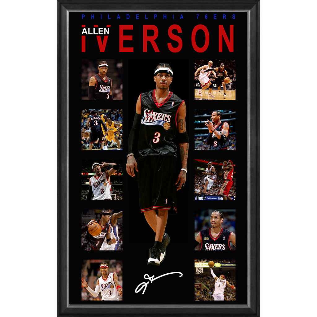 Basketball – Allen Iverson Philadelphia 76ers Vertiramic Print