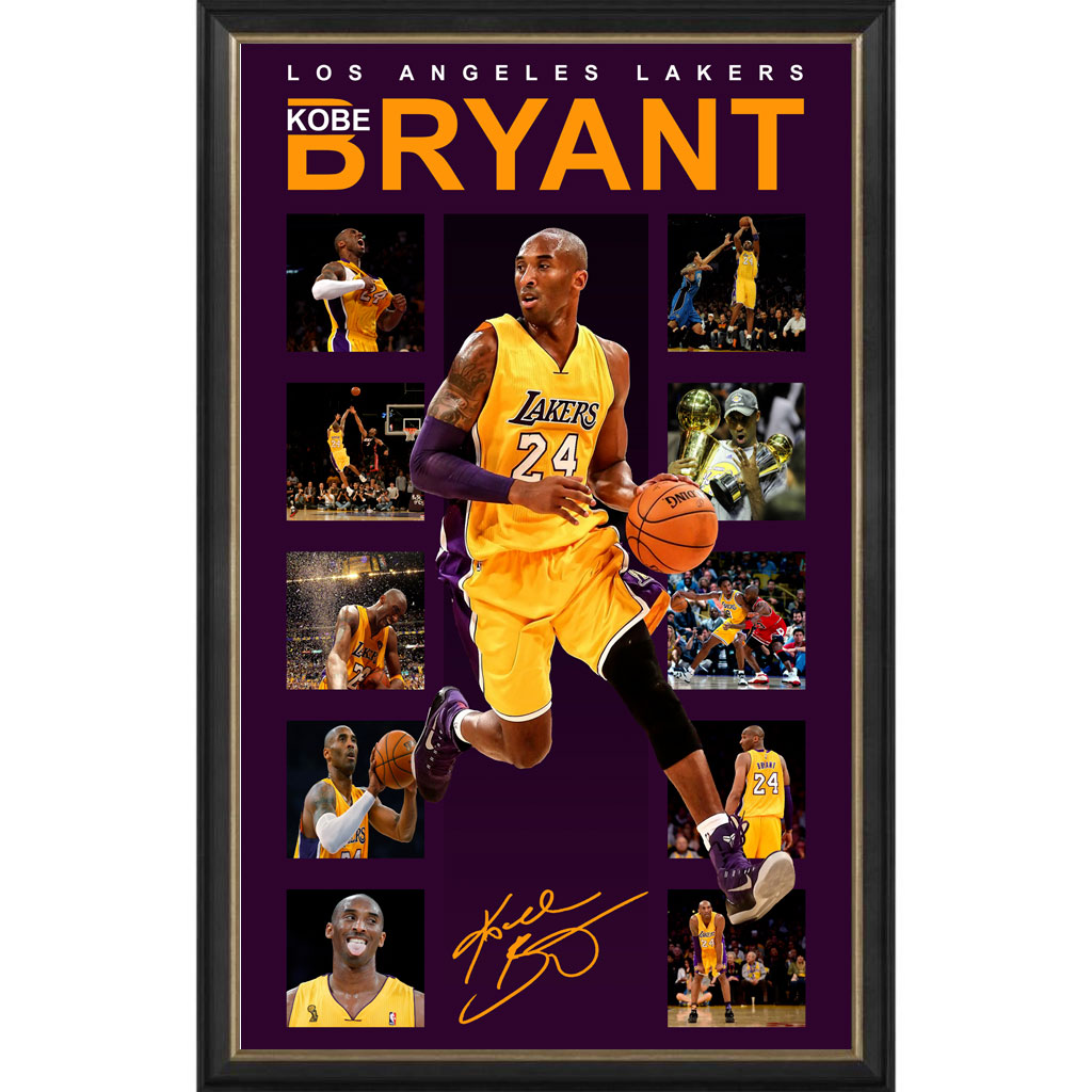 Basketball – Kobe Bryant Los Angeles Lakers Vertiramic Print