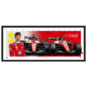 Formula 1 - Charles Leclerc Ferrari Mini Wings Framed Print