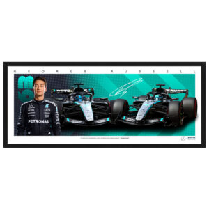 Formula 1 - George Russell Mercedes Mini Wings Framed Print