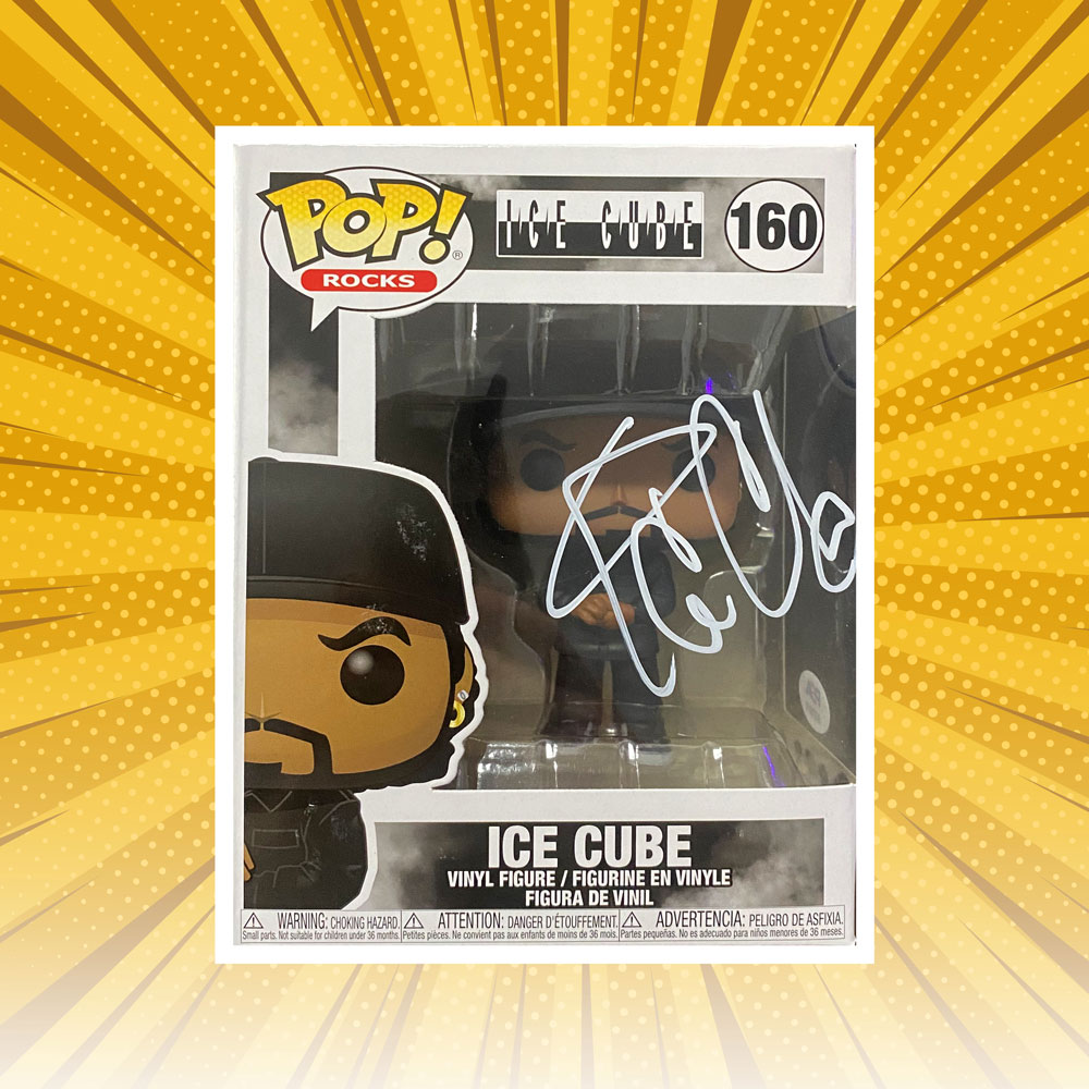 Ice Cube – Signed ICE CUBE #160 Funko Pop! Vinyl (PSA Hologram)