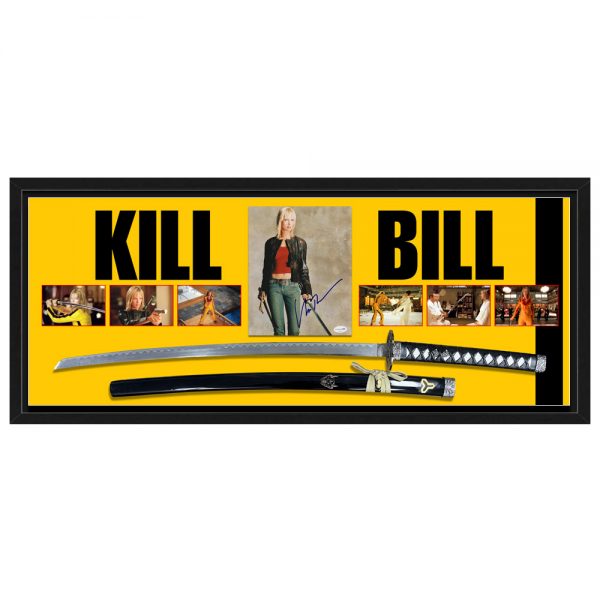 Kill Bill – Uma Thurman Hand Signed 8x10 with Hattori Hanzo's Katana ...