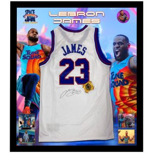 Space Jam 2 - Lebron James Signed & Framed Tune Squad Jersey
