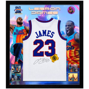 Space Jam 2 - Lebron James Signed & Framed Tune Squad Jersey