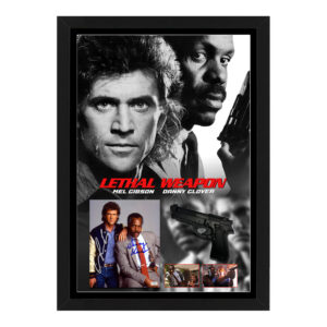 Mel Gibson & Danny Glover Dual Signed Lethal Weapon 8x10 Photograph (CA COA)