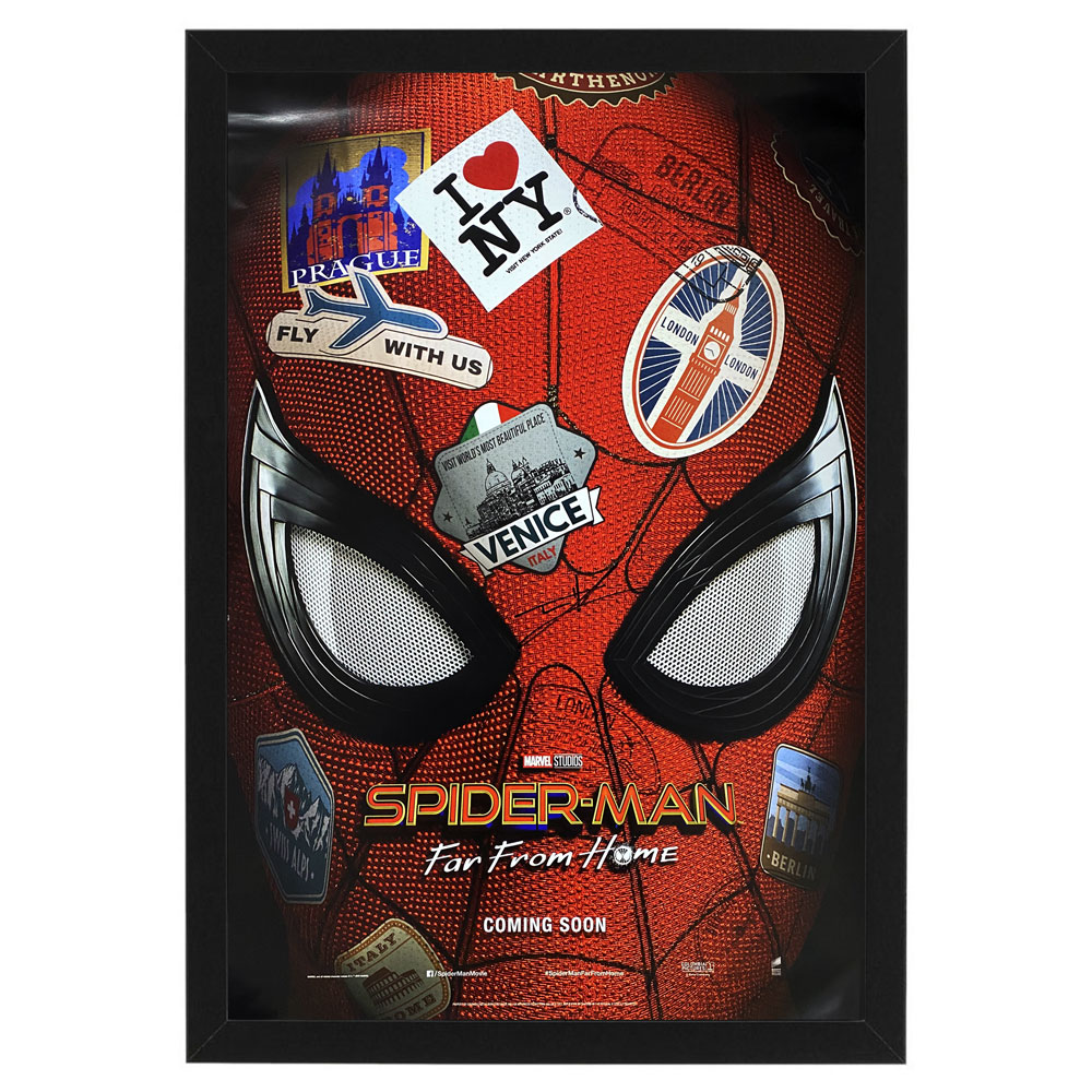 Tom Holland Signed & Framed Spider-Man: Far From Home Full Size M...
