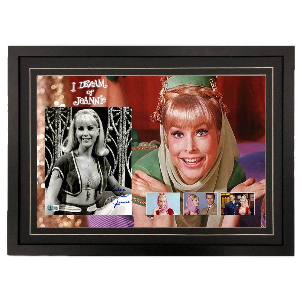 Barbara Eden “I Dream of Jeannie” Signed & Framed 8&#...