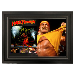 Hulk Hogan Signed & Framed 8x10 Photo Display (JSA, PIA)