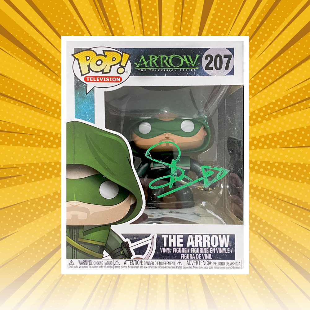 Stephen Amell Signed Arrow SCREAM #207 Funko Pop! Vinyl (Beckett COA)