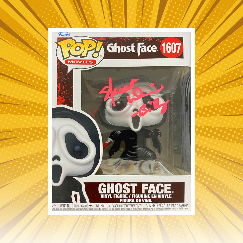 Skeet Ulrich Signed Ghost Face SCREAM #1607 Funko Pop! Vinyl (Pristine...