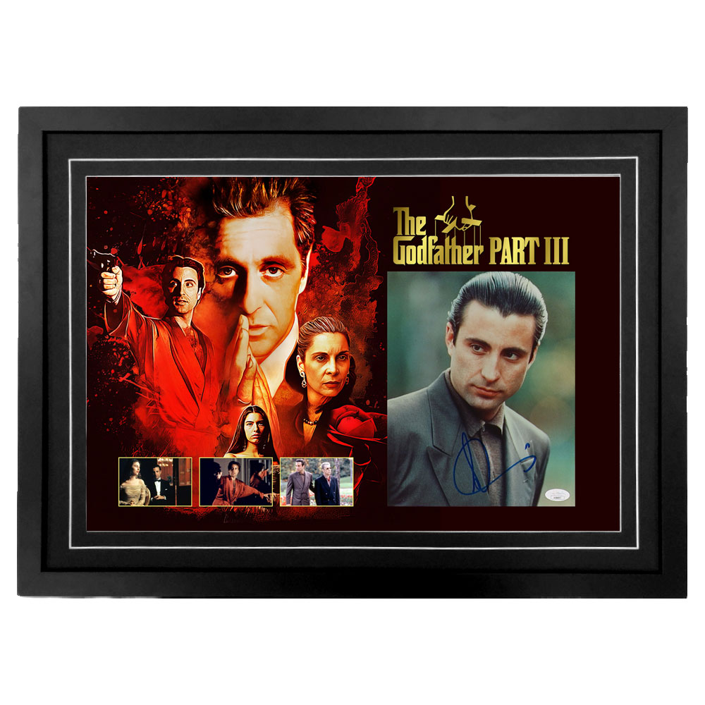 Andy Garcia Signed & Framed “The Godfather Part 3” 8&...