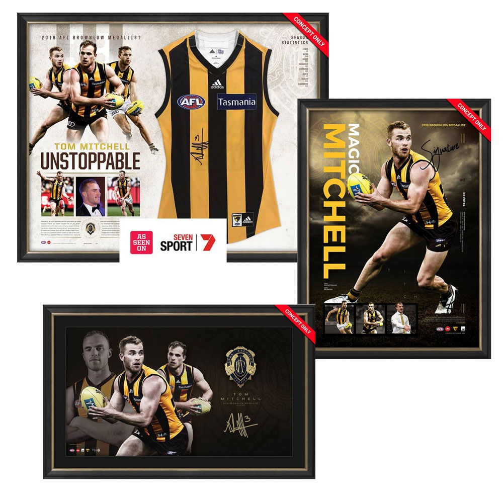 EOFY SALE – Hawthorn Hawks – Tom Mitchell 2018 Brownlow Me...
