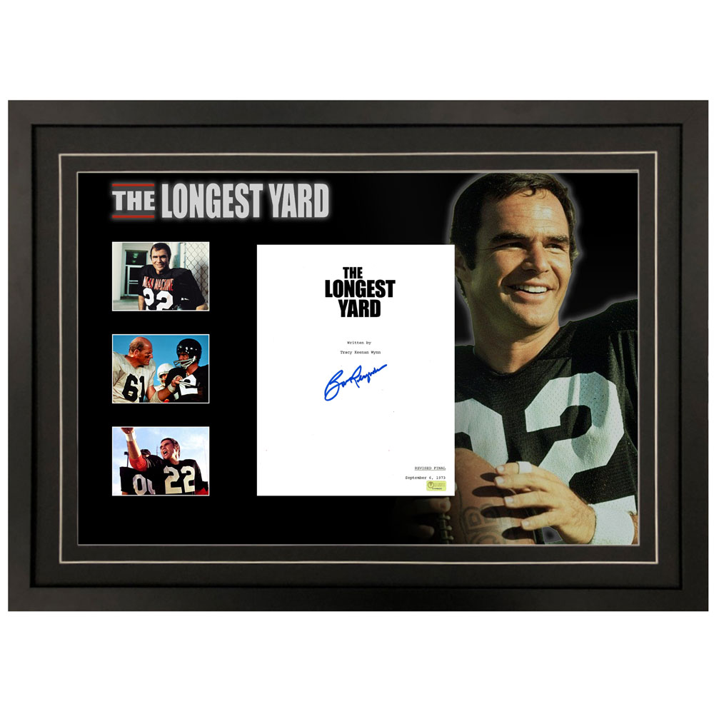 Burt Reynolds – Signed & Framed “The Longest YardR...