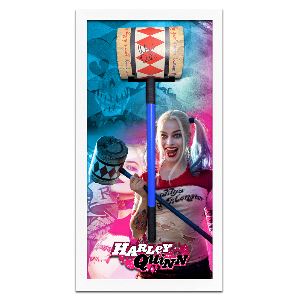 Margot Robbie “Suicide Squad” Signed & Framed Mallet ...