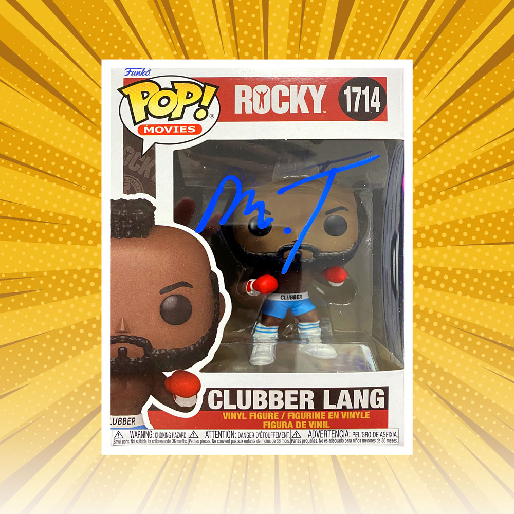 Mr. T Signed “Rocky 3” #1714 Funko Pop! Vinyl (OP Hologram...
