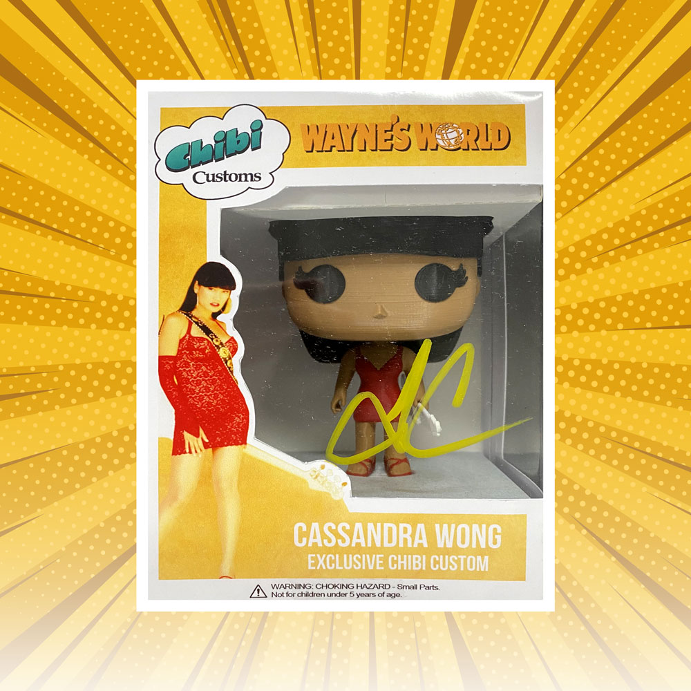 Tia Carrere Signed “Wayne’s World” Figurine