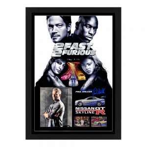 Paul Walker "2 Fast 2 Furious" Signed & Framed 8x10 Photo Display