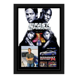 Paul Walker "2 Fast 2 Furious" Signed & Framed 8x10 Photo Display