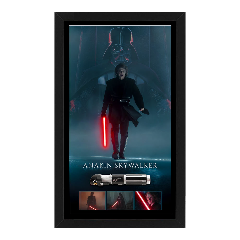 Hayden Christensen “Star Wars” Signed & Framed Lights...