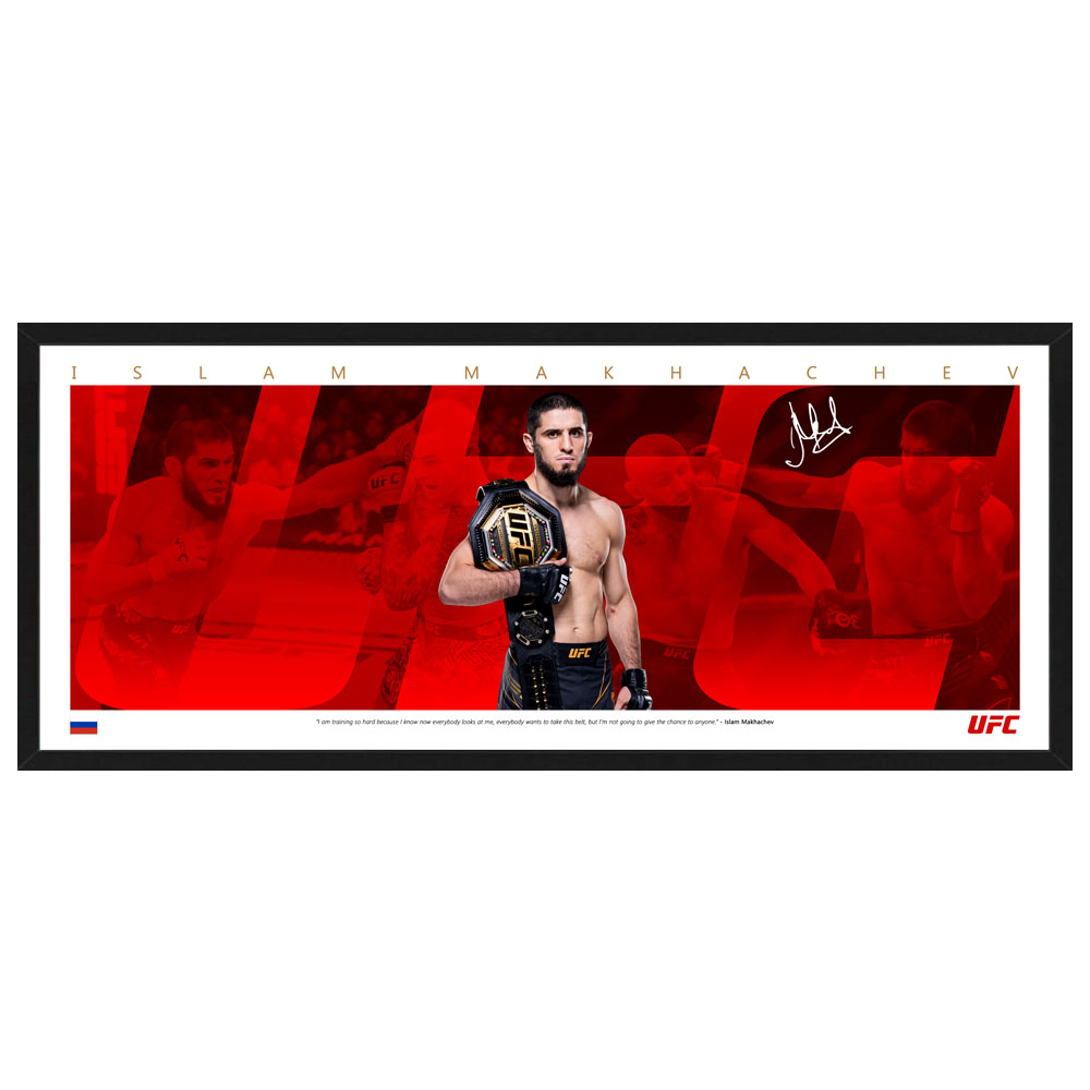 UFC – Islam Makhachev Mini Wings Framed Print