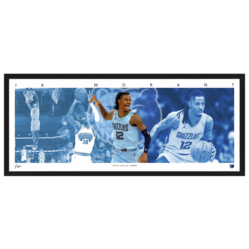NBA Ja Morant Memphis Grizzlies Mini Wings Framed Print