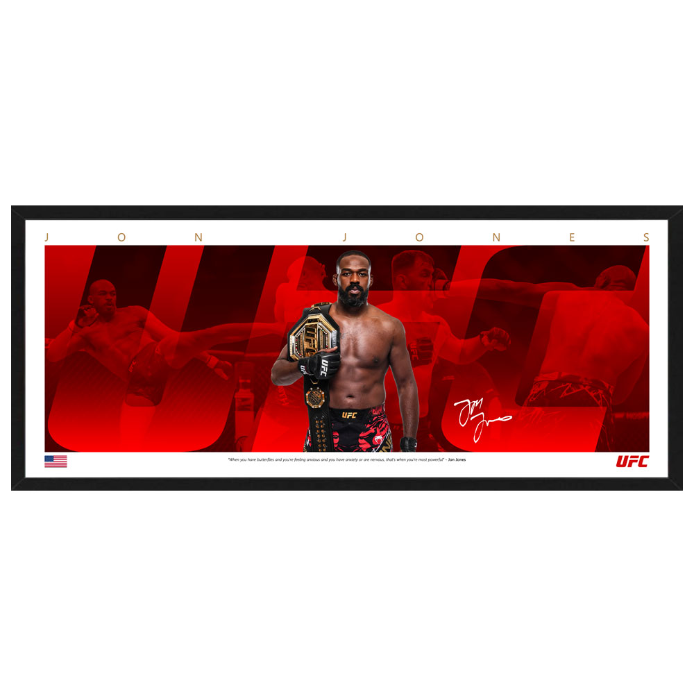 UFC – Jon Jones Mini Wings Framed Print
