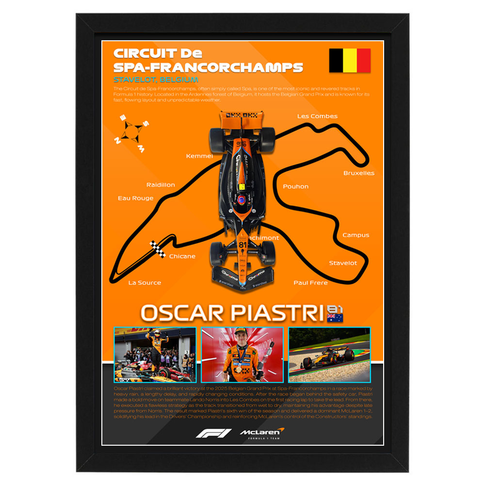 Formula 1 – Oscar Piastri 1:24 Scale McLaren F1 Model Car Displa...