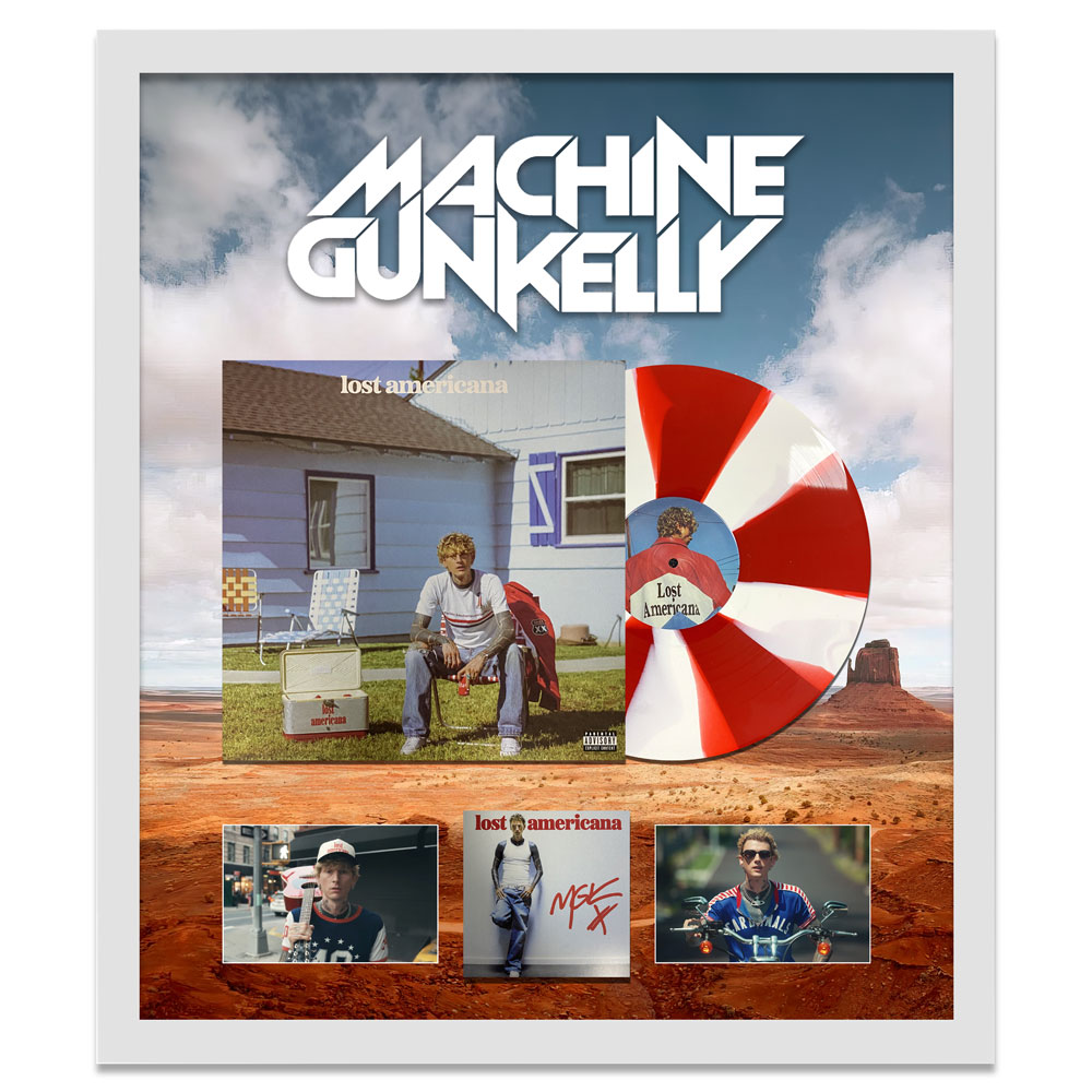 Music – Machine Gun Kelly “Lost Americana” Framed Vi...