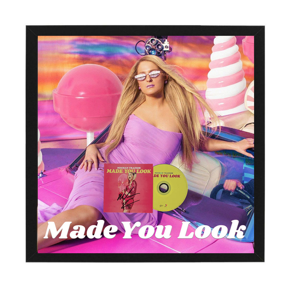 Meghan Trainor Signed & Framed ‘Made You Look’ CD Art...