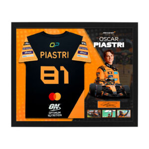 Formula 1 - Oscar Piastri McLaren Orange Team Shirt Display