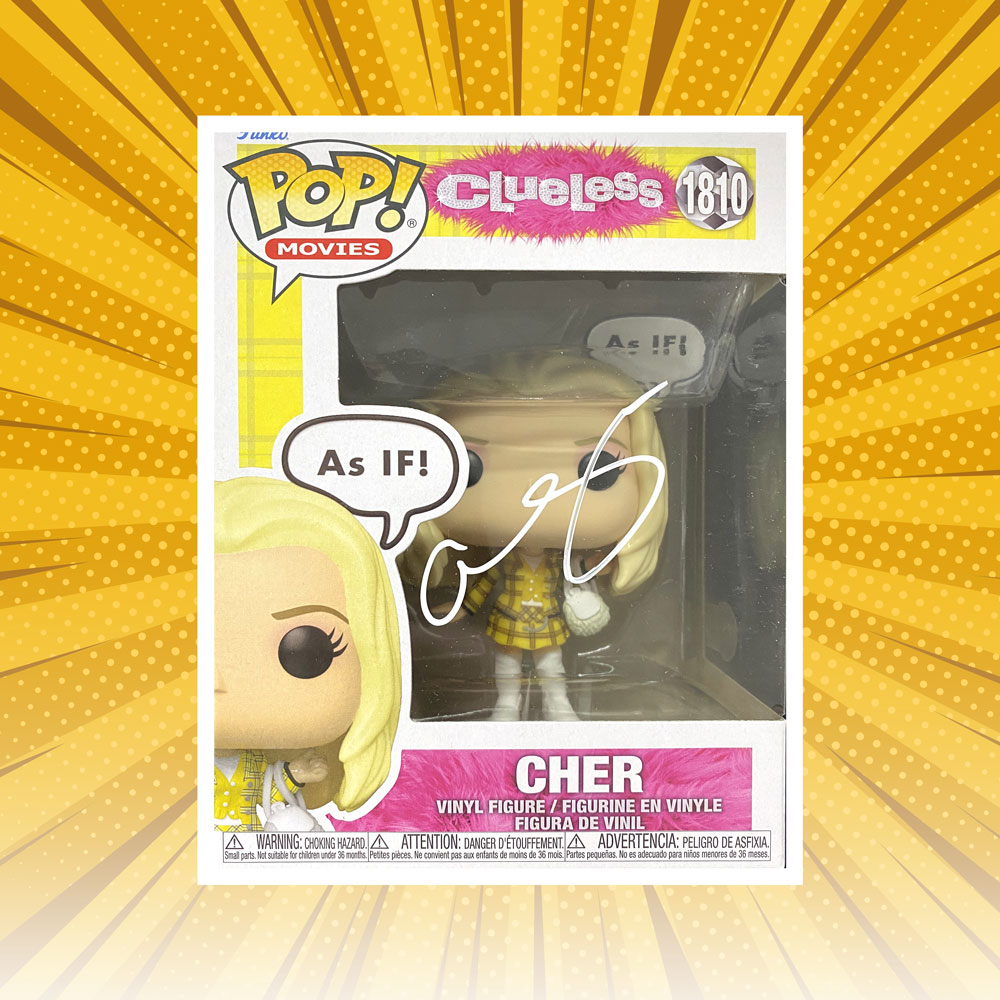 Alicia Silverstone Signed “Clueless” Cher #407 Funko ̶...
