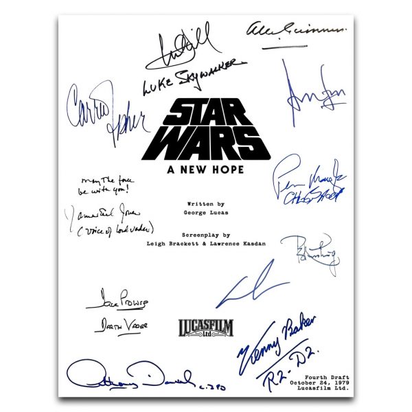Cast Signed & Framed 