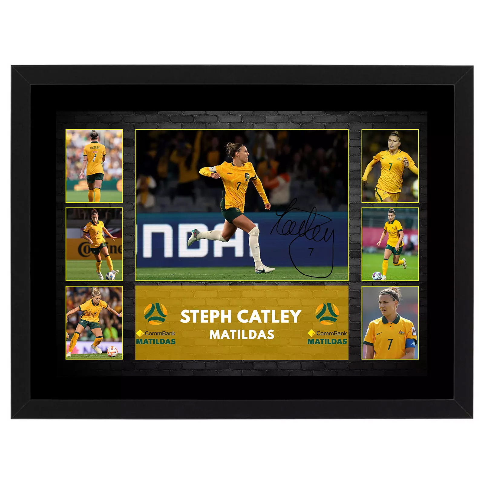 Soccer – Steph Catley Matildas Framed Pre Print