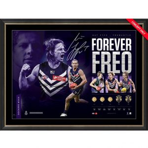 AFL - Nat Fyfe Signed Career Lithograph