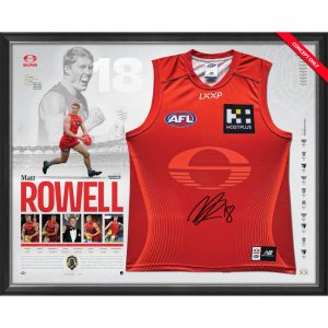 AFL - Matt Rowell 2025 Brownlow Medal Signed Guernsey