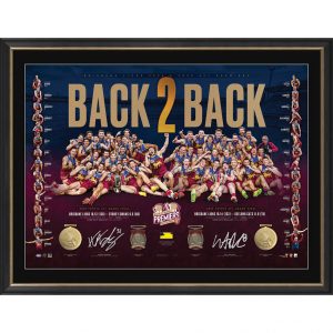 Will Ashcroft and Harris Andrews 2025 Premiers Dual Signed Lithograph