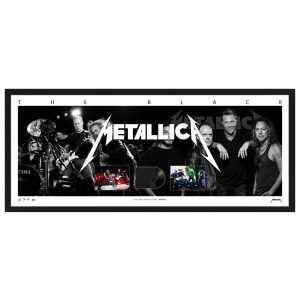 Music - Metallica 'The Black' Mini Wings Framed Print