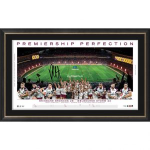 Payne Haas 2025 Premiers Signed Panoramic