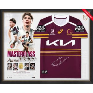 Reece Walsh Signed & Framed Jersey
