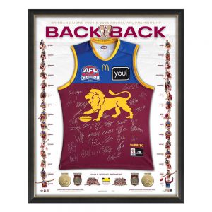 Brisbane Lions Back to Back 2024 & 2025 Team Signed Guernsey
