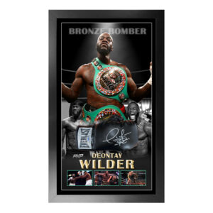 Deontay Wilder - Signed & Framed Boxing Glove (Beckett)