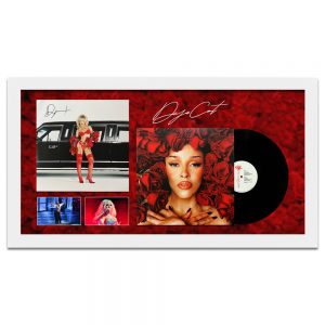 Doja Cat - "Vei" Framed Vinyl Album With Signed Print