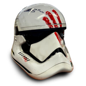 STAR WARS - John Boyega Signed Black Series First Order Stormtrooper Helmet