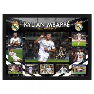 Soccer - KYLIAN MBAPPE Real Madrid Framed Large Photo Collage