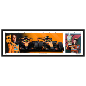 Formula 1 - Oscar Piastri Mclaren Signed 8x10 Mini Wings Framed Print
