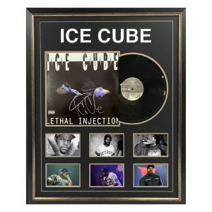 Music - Ice Cube - Lethal Injection Signed & Framed Album Cover (Beckett Hologram)