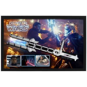 STAR WARS - John Boyega Signed Black Series Force FX Stormtrooper Z6 Riot Control Baton