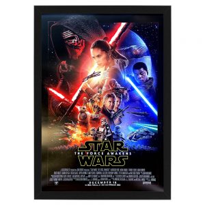 STAR WARS – John Boyega Signed Force Awakens Movie Poster